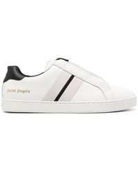 Palm Angels - Logo-print Leather Sneakers - Lyst