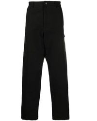 Moncler - Cotton Tapered Trousers - Lyst