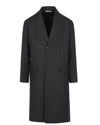 Valentino - Woven Long Coat - Lyst