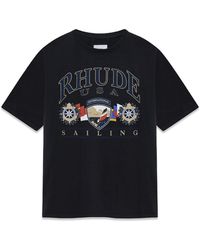 Rhude - Usa Sailing Icon Tee - Lyst