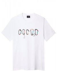 Paul Smith - Ps Carabiner Print T Shirt - Lyst