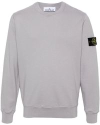 Stone Island - Classic Cotton Sweatshirt - Lyst