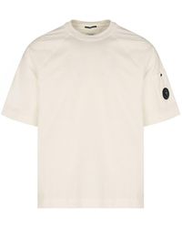 C.P. Company - 30/2 Heavy Cotton Lens T Shirt - Lyst