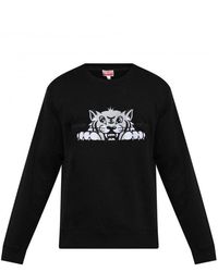 KENZO - Happy Tiger Embroidered Slim Sweatshirt - Lyst