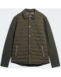 Barbour - Knowle Snap Throughquilted Sweat - Lyst