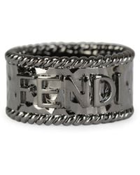 Fendi - Signature Logo Ring - Lyst