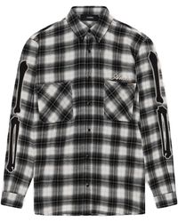 Amiri - Bones Flannel Overshirt - Lyst