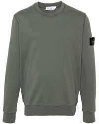 Stone Island - Classic Cotton Sweatshirt - Lyst