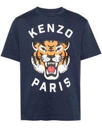KENZO - Lucky Tiger Oversize T-shirt Clothing - Lyst
