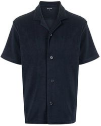 Paul Smith - Short Sleeved Toweling Striped Shirt - Lyst