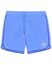 Moncler - Archive Logo Swimshorts - Lyst