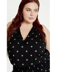 City Chic - Plus Size Sky Top - Lyst