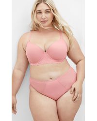 City Chic - Plus Size Gemma Contour Longline Bra - Lyst
