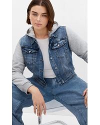 City Chic - Plus Size Denim Street Jacket Denim - Lyst