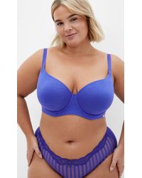 City Chic - Plus Size Smooth & Chic Cotton T-Shirt Bra - Lyst