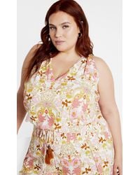 City Chic - Plus Size Sky Top - Lyst