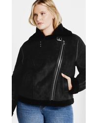 City Chic - Plus Size Sherpa Hunter Jacket - Lyst