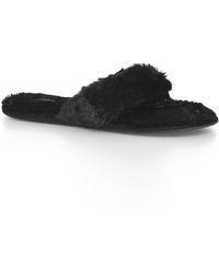 City Chic Extra Wide Fit Diana Slipper - Black