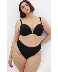 City Chic - Plus Size 3 Pack Cotton Thong - Lyst