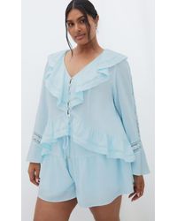 City Chic - Plus Size Sara Short - Lyst