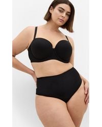 City Chic - Plus Size Luxe Microfibre 3 Pack Hi Thong - Lyst