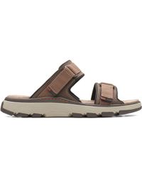clarks mens slide sandals