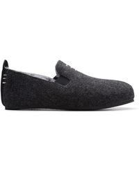 clarks wide fit mens slippers