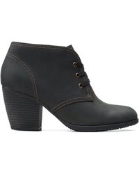 thornby lace black leather