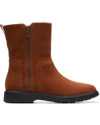 clarks mid calf boots