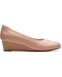 Clarks P-berry Loafer Flat in White Leather (White) - Lyst