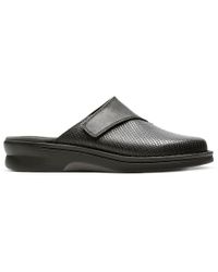 clarks patty lorene leather mule