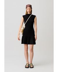 Claudie Pierlot - Pleated Knit Dress - Lyst