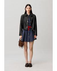 Claudie Pierlot - Short Leather Jacket - Lyst