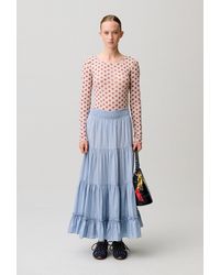 Claudie Pierlot - Jupe Longue Rayée - Lyst