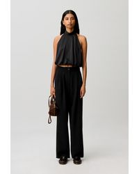 Claudie Pierlot - Satin Open-Back Bubble Top - Lyst