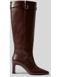 Claudie Pierlot - Lederstiefel Mit Absatz - Lyst
