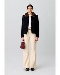 Claudie Pierlot - Short Wool Blend Coat - Lyst
