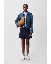 Claudie Pierlot - Short Wool Blend Skirt - Lyst