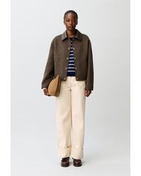 Claudie Pierlot - Short Wool Blend Coat - Lyst