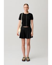 Claudie Pierlot - Contrast Knit Cardigan - Lyst