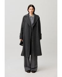 Claudie Pierlot - Mid-Length Wool Blend Coat - Lyst