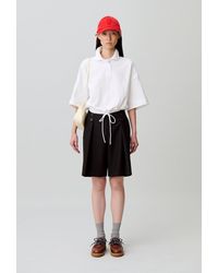 Claudie Pierlot - Cotton Polo Neck T-Shirt - Lyst