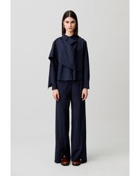 Claudie Pierlot - Wool Blend Shawl Jacket - Lyst