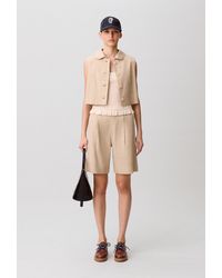 Claudie Pierlot - Short Tailored Linen Jacket - Lyst