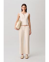 Claudie Pierlot - Round Neck Knitted Top - Lyst