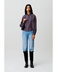 Claudie Pierlot - Printed Silk Shirt - Lyst