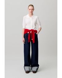 Claudie Pierlot - Lace Knit Cardigan - Lyst