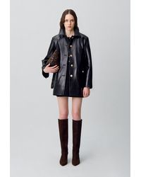 Claudie Pierlot - Weite Lederjacke - Lyst