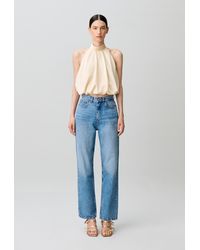 Claudie Pierlot - Satin Open-Back Bubble Top - Lyst
