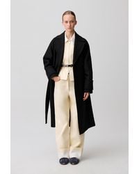 Claudie Pierlot - Mid-Length Wool Blend Coat - Lyst